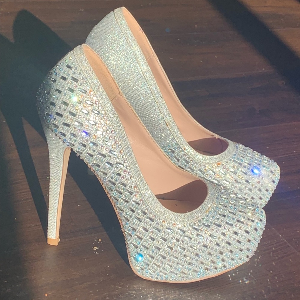 Sparkly Platform Heels